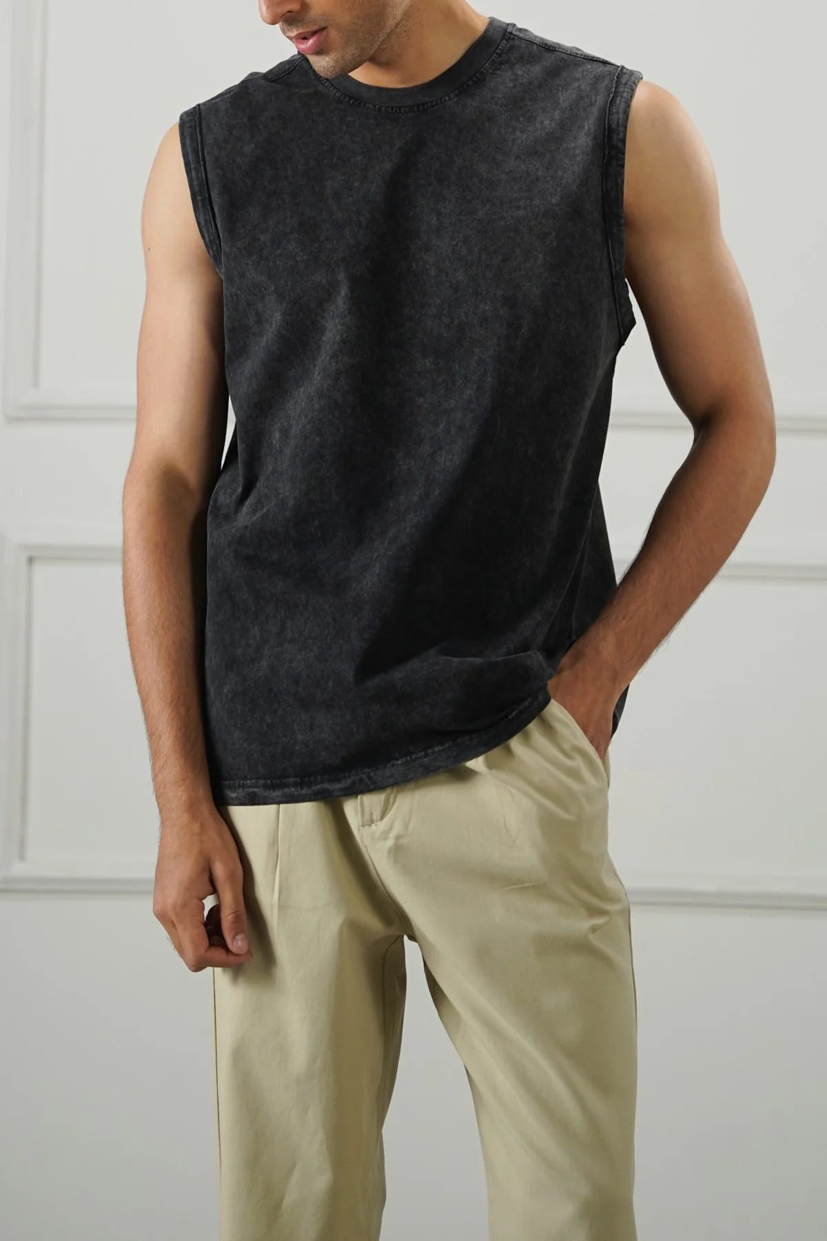 WASHED EFFECT TANK TOP - Image 3