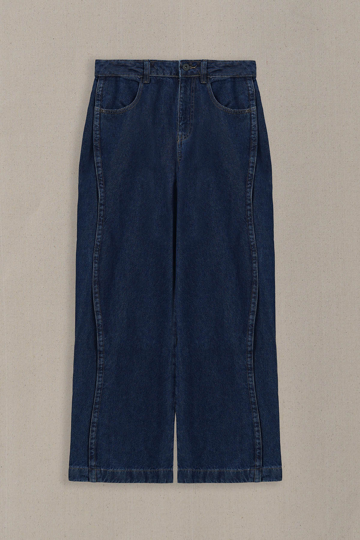 WIDE COTTON JEANS - Image 2
