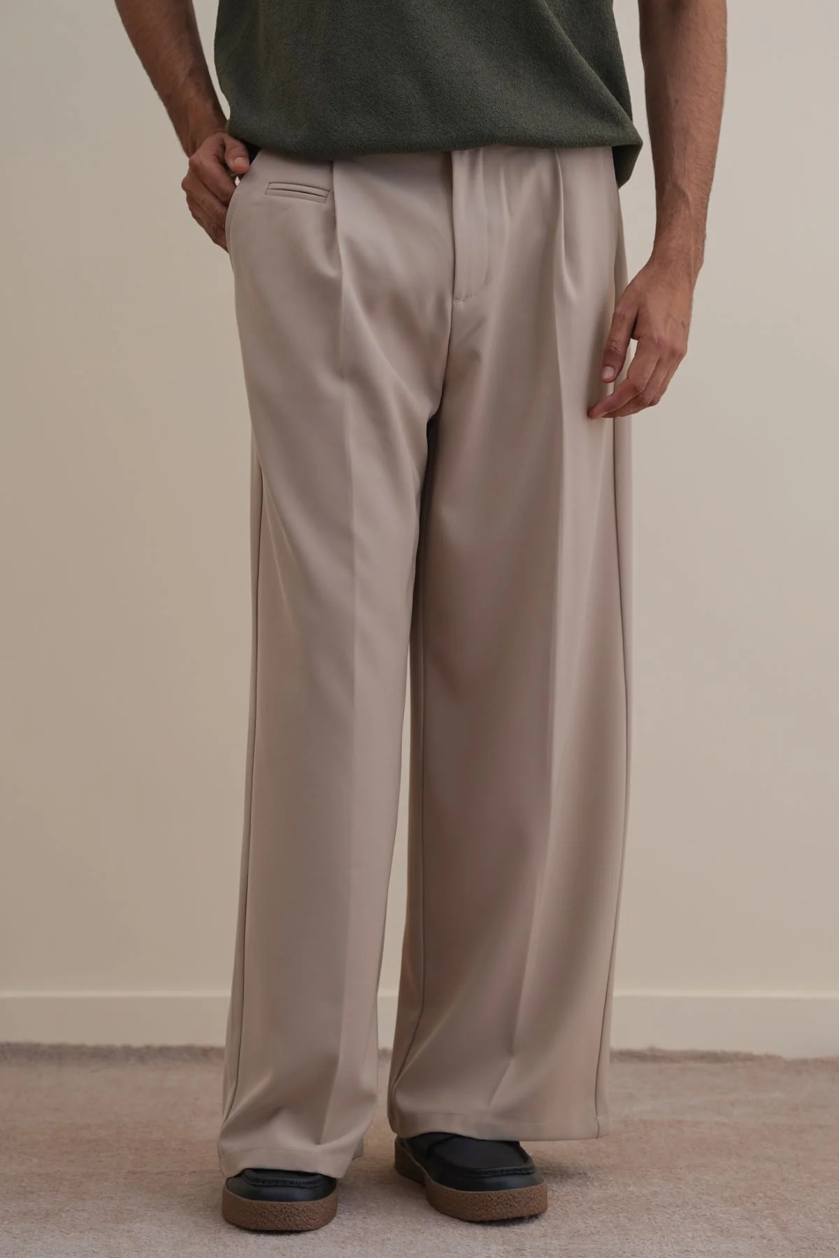 WIDE TAILORED PANTS