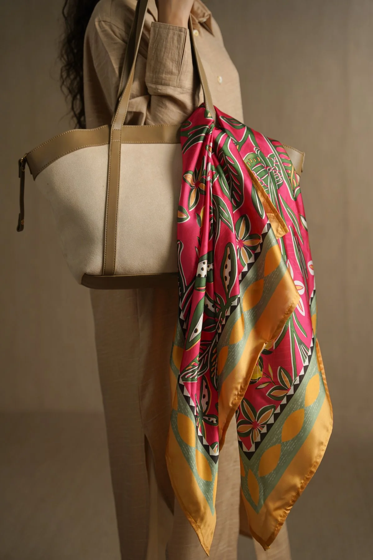 WILDFLOWER PINK SCARF