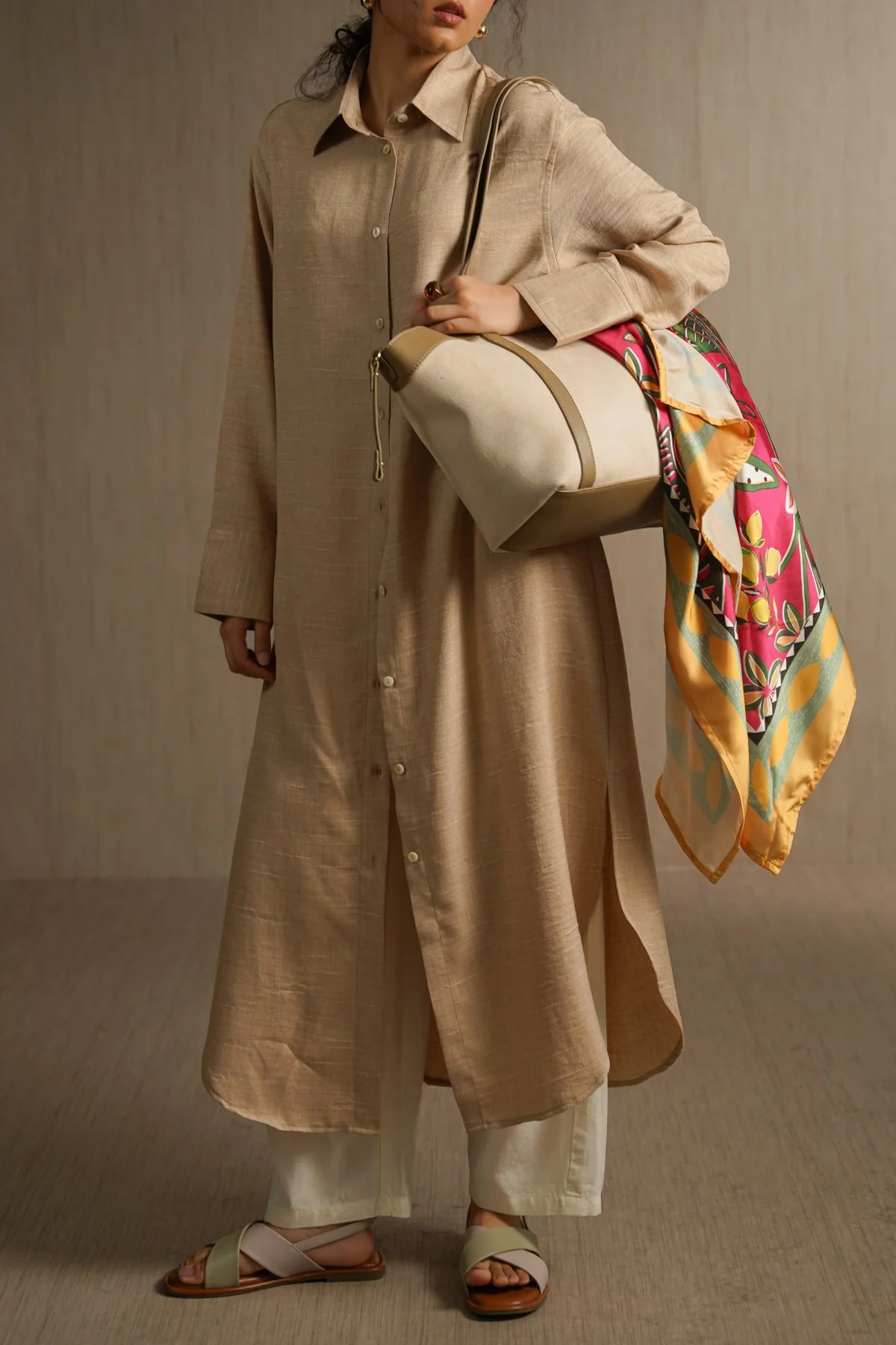 WILDFLOWER PINK SCARF - Image 4