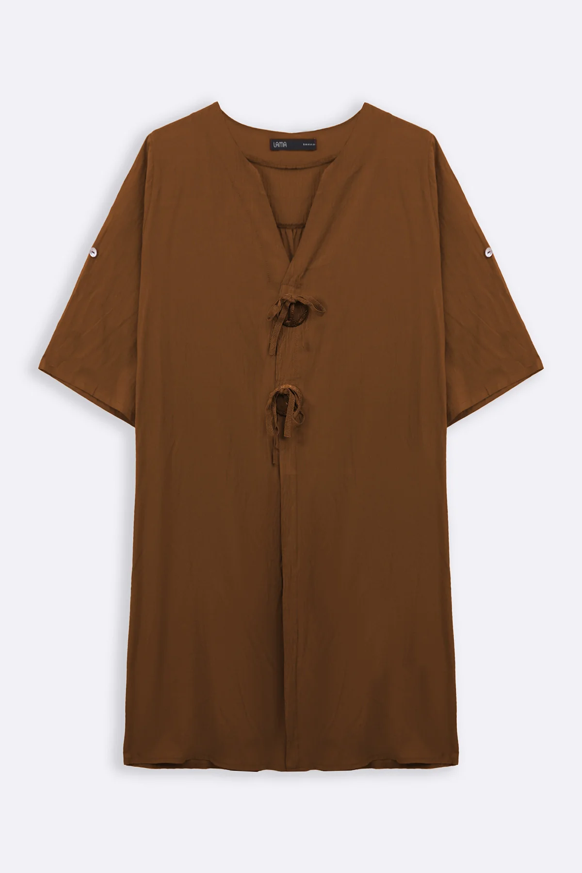 WOOD KNOT COTTON TUNIC - Image 3