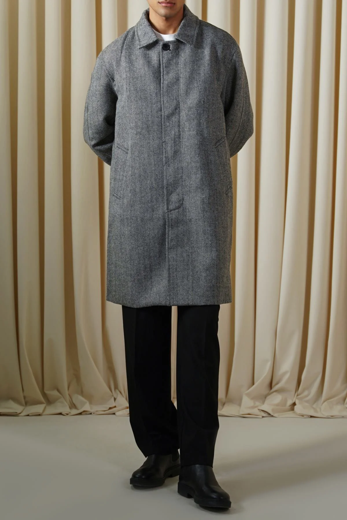 WOOL-BLEND OVERCOAT - Image 4