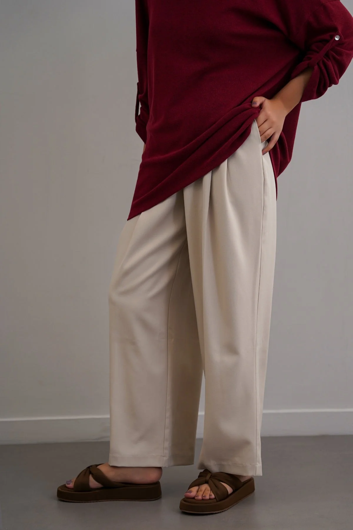 WORKDAY PLEATED PANTS - Image 3
