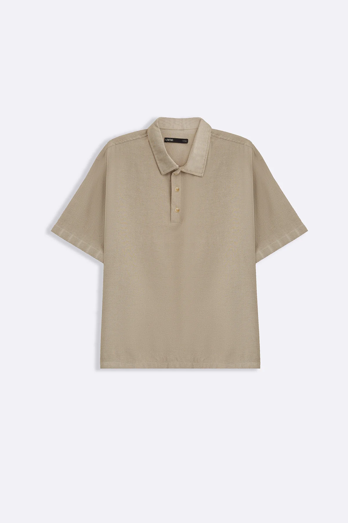 WOVEN POLO SHIRT - Image 2