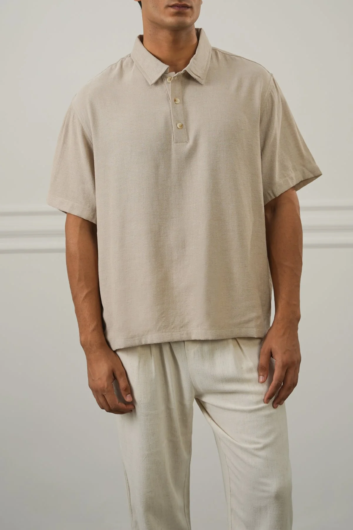 WOVEN POLO SHIRT - Image 5