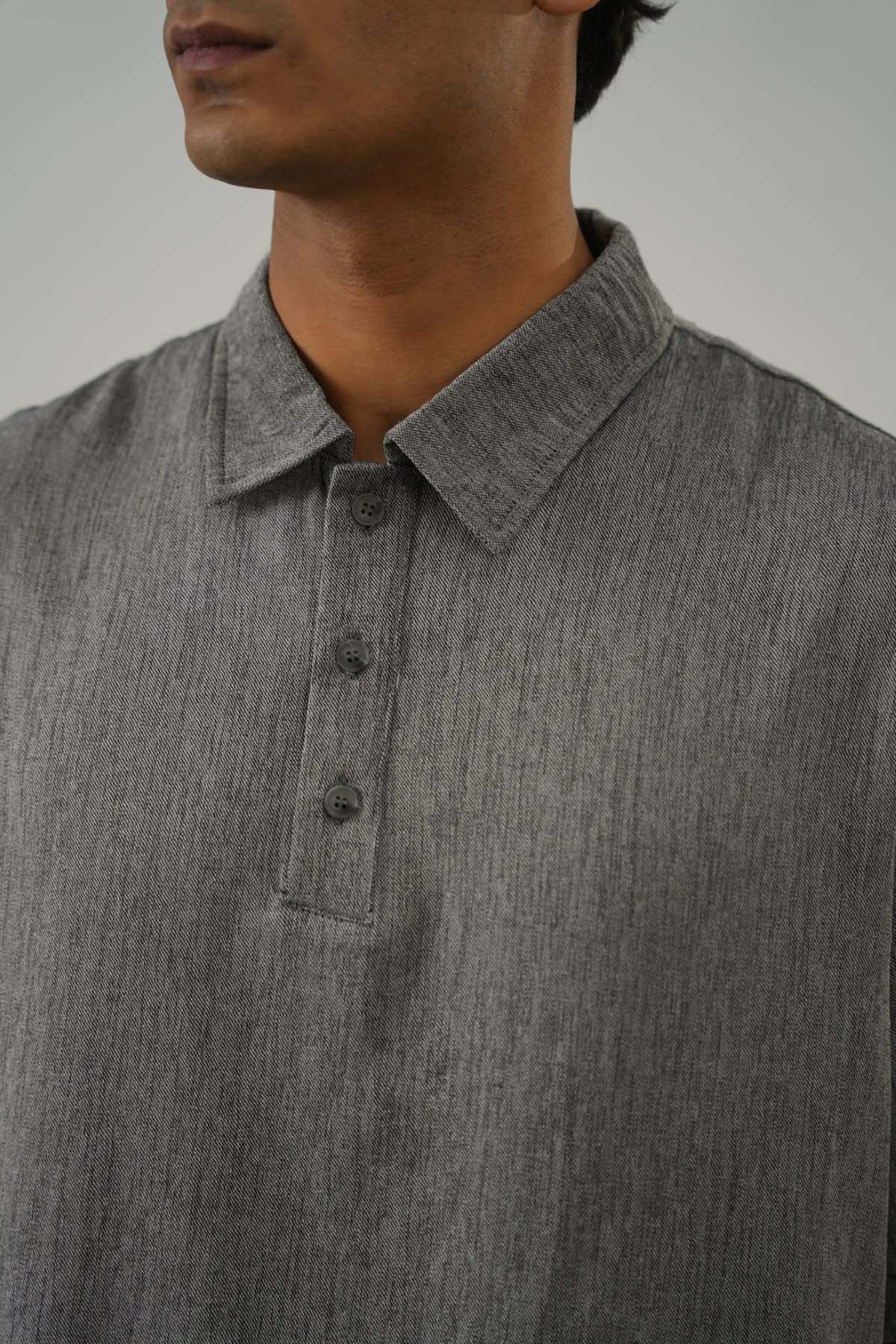 WOVEN POLO SHIRT - Image 6