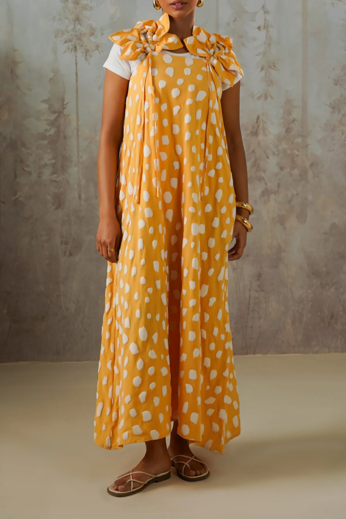 YELLOW MOSS SUNDRESS
