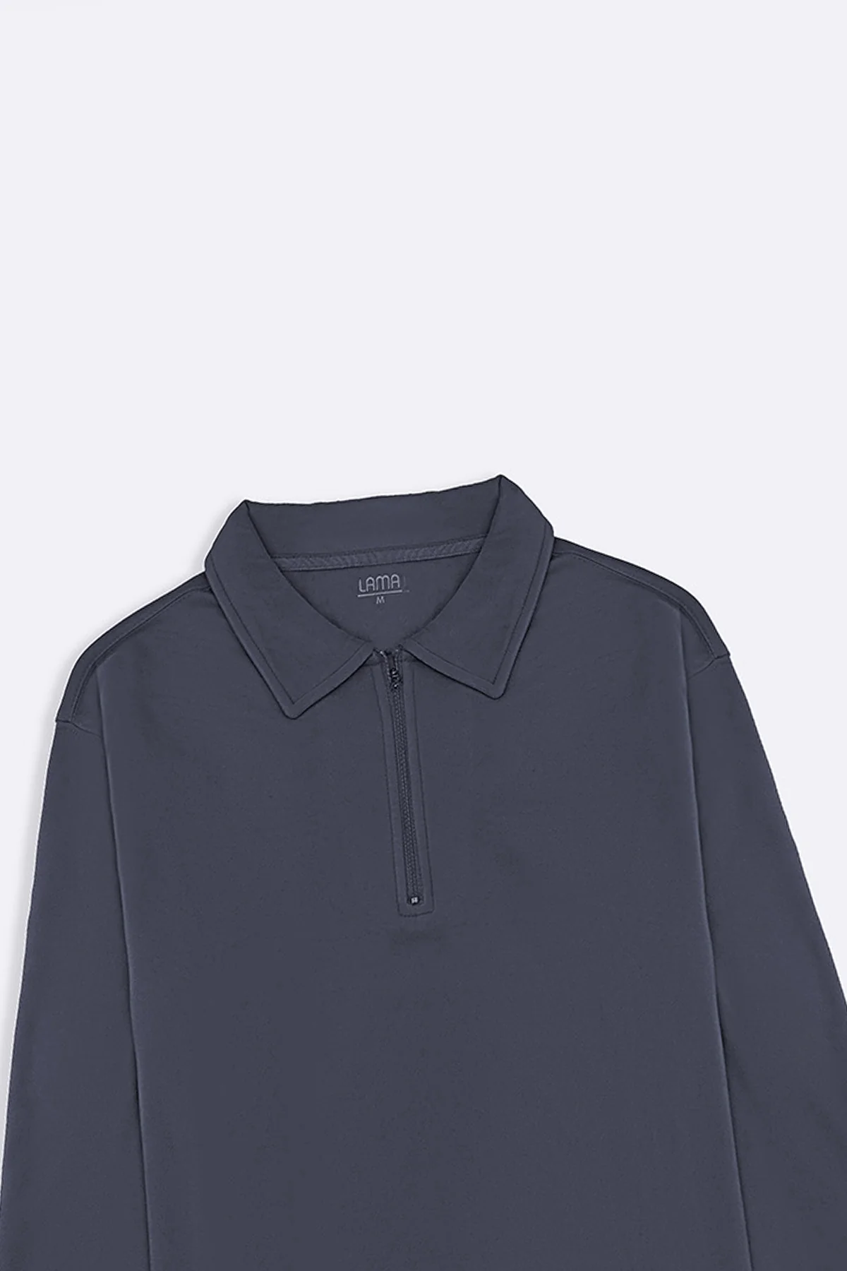 ZIPPER POLO SWEATSHIRT - Image 7
